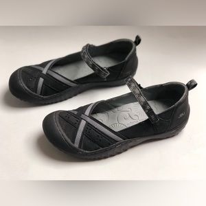 JBU Sassy Mary Jane Vegan Leather Loafer Women's Size 8M Black JB15CGN01